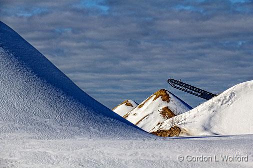 Snow-Covered Gravel_21449.jpg - Photographed near McDonalds Corners, Ontario, Canada.